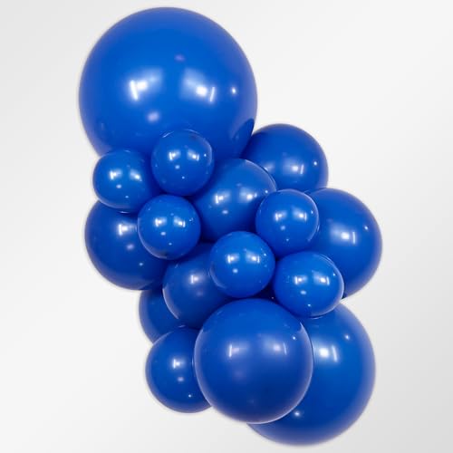 Sempertex 18-Inch Royal Blue Latex Balloons - 6 Pack for Party Decor