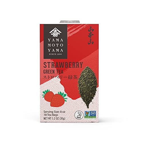 Yamamotoyama Strawberry Sencha Green Tea, 18 Tea Bags