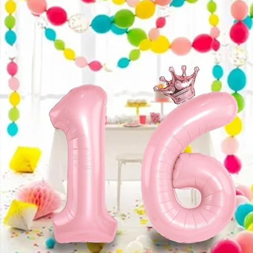 Rose Gold Crown 19 Balloon Set for 19th Birthday & Celebrations