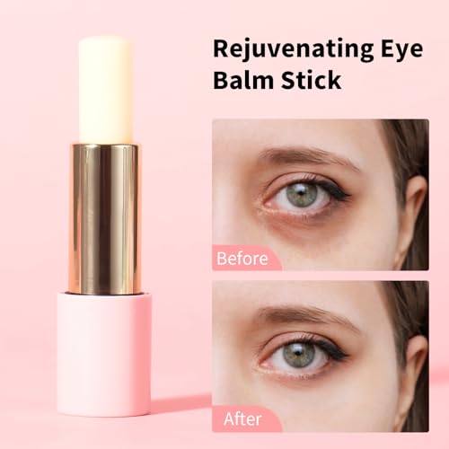 UJhay Retinol Eye Stick - Anti-Aging Eye Balm with Caffeine & Vitamin C