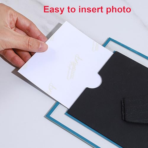 5x7 Silver Glass Photo Frame - Vertical & Horizontal Display