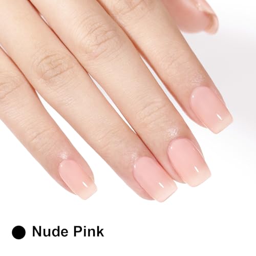 L'UGX Milky Pink Jelly Gel Nail Polish 15ml Sheer Translucent Nude