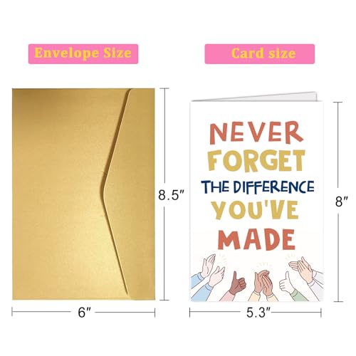 Funny Retirement Card for Coworker & Friend - Humorous Leaving Card with Envelope