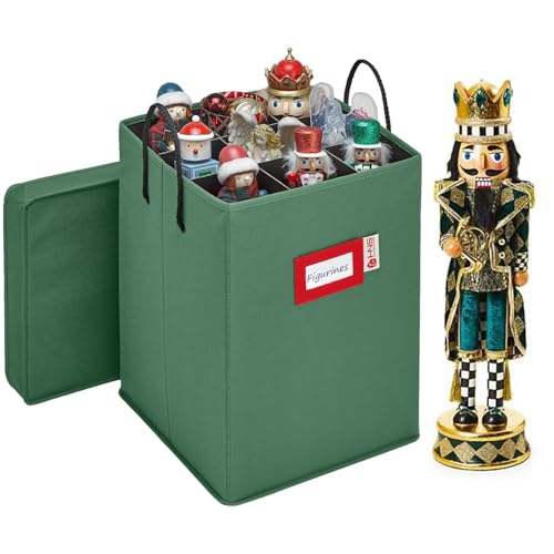 HOLDN’ STORAGE Green Figurine Collectible Storage Box - Protect & Organize Holiday Decor