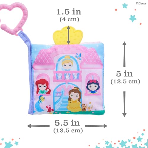 Disney Princess Soft Book with Teether Toy for Babies