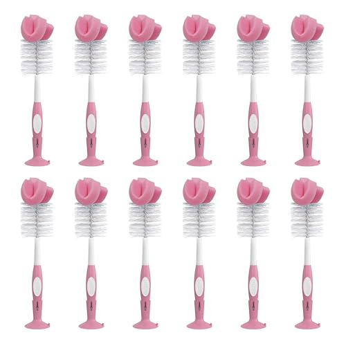 Dr. Brown's Reusable Baby Bottle Cleaning Brush with Suction Cup