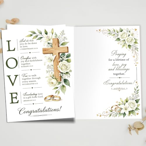 Christian Wedding Card Gift for Bride & Groom - ZC-059