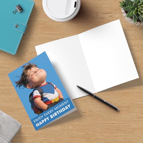 Funny Birthday Card with Envelope - 5x7 Inch Humorous Greeting