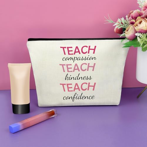 Sazuwu Teacher Makeup Bag - Appreciation Gift Travel Pouch