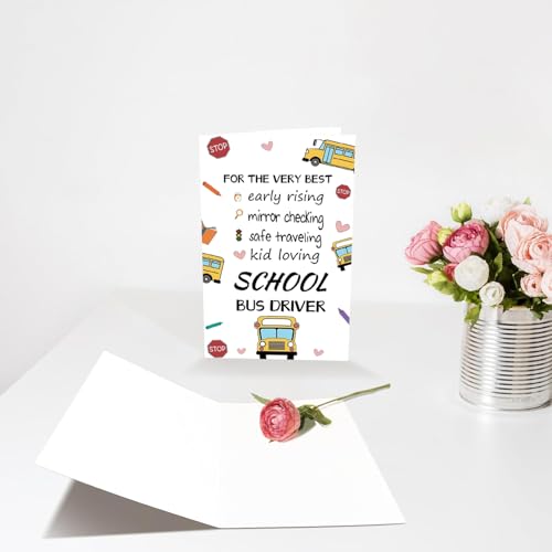 Bus Driver Thank You Cards - Heartfelt Appreciation Gifts