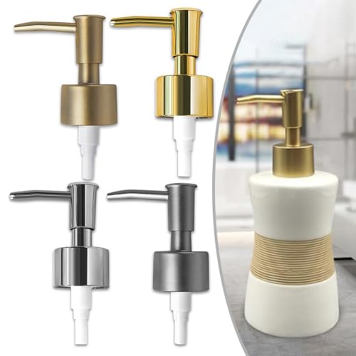 Jumplushion Soap Dispenser Pump Replacement - 28/400 Brushed Gold Head