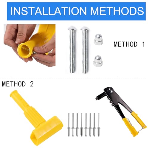 Matthew 2Pcs Wide Mop Clip - Durable Detachable Mop Head Clamp