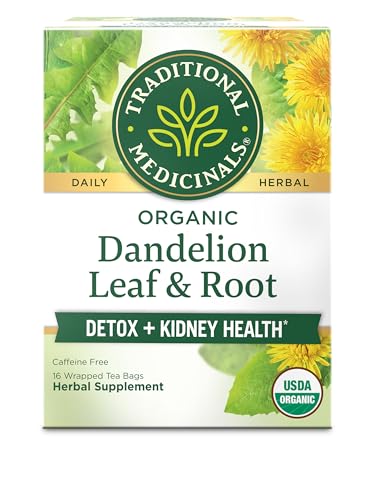 Traditional Medicinals Organic Dandelion Leaf & Root Tea, 16 Tea Bags