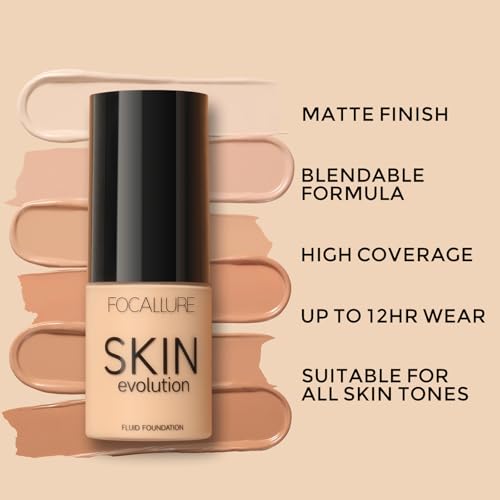 FOCALLURE Matte Liquid Foundation SPF 15 #05 - Long-Wear Oil-Control
