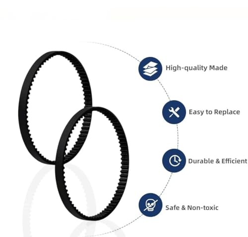 2-Pack Replacement Belts for Shark Navigator Lift-Away Upright Vacuums