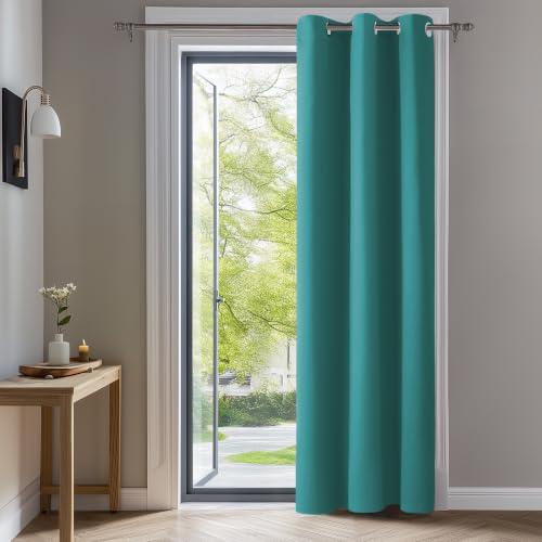 Deconovo 63-Inch Blackout Curtain for Living Room - Energy Saving