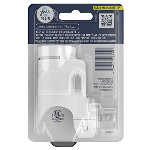 Glade PlugIn Plus Air Freshener Warmer Pack of 3 – Scented Oil Refills Compatible