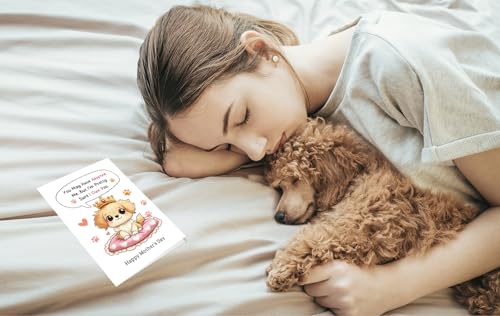 Funny Dog Mom Mother's Day Card with Envelope - Cute Gift