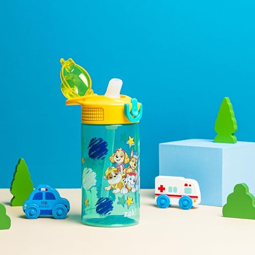 Kids 16oz Leak-Proof PAW Patrol Water Bottle with Straw - Chase, Marshall, Skye