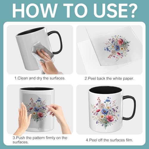 24PCS UV DTF Stickers for Mugs & Drinkware - Durable DIY Designs