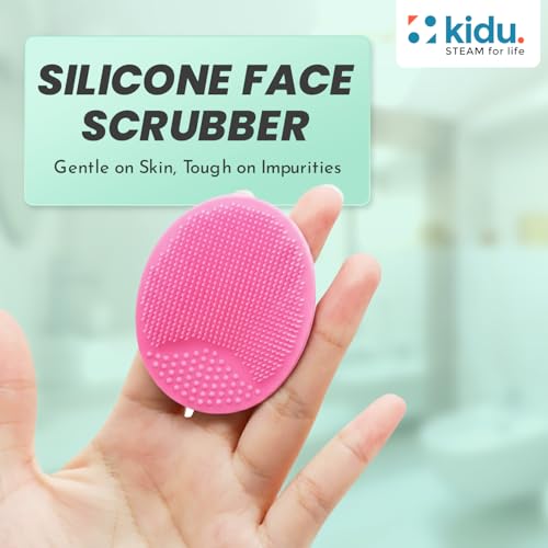 Kidu Silicone Face Scrubber & Exfoliator Pads - Set of 4