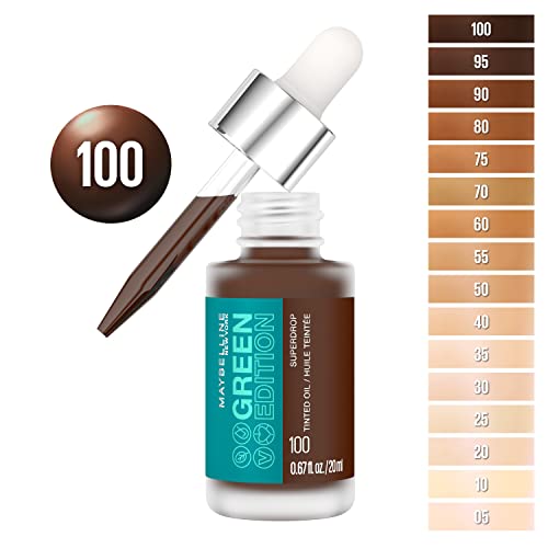 Maybelline Green Edition Superdrop Tinted Oil Foundation Shade 100