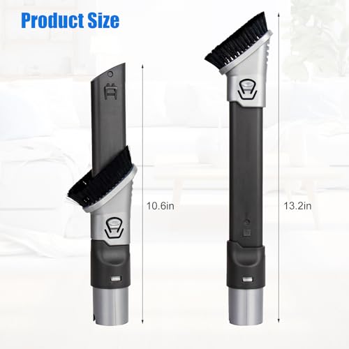 2-in-1 Crevice & Duster Tool for Shark Vacuums - Extended Reach Brush Attachment