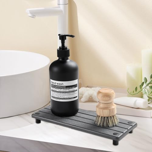 Yomjarl 2-Pack Electric Toothbrush Holder with Water Absorbing Stone Tray