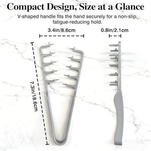 Gmlawsc Wide-Tooth Volumizing Texture Comb for Men – Root Lift Hair Styling Tool