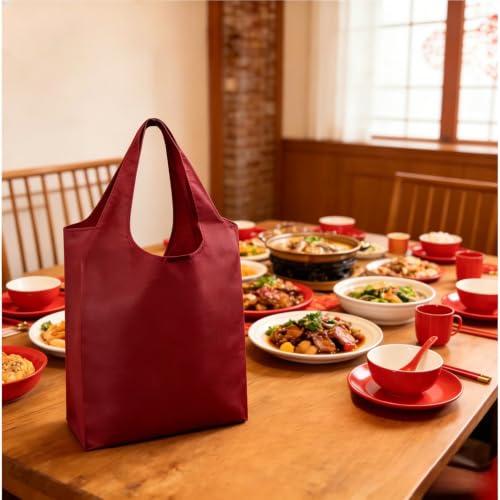 Bayyeskey Reusable Grocery Bags - 10 Pack Foldable Shopping Totes