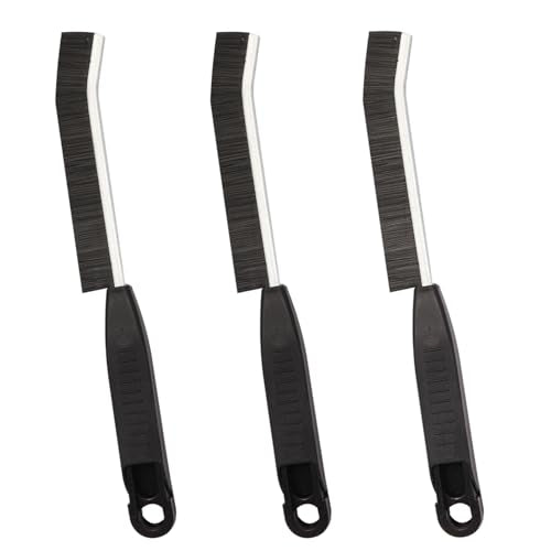 Hard Bristle Crevice Cleaning Brush Set - 3PCS Grout Scrub Brushes