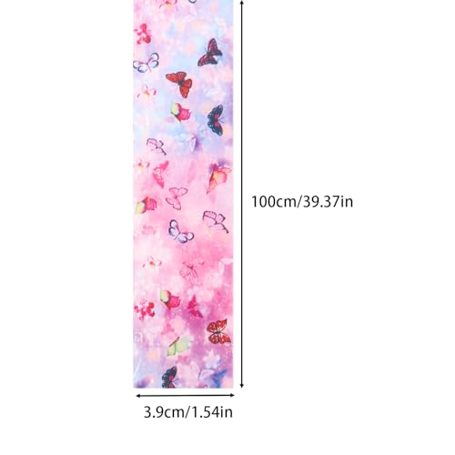 LUNARWHIRL Butterfly Print Nail Art Foils - 10Pcs Laser Transfer Stickers