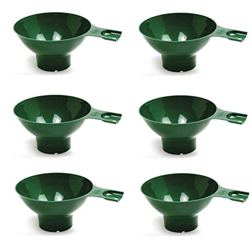Norpro 4.75in Wide Mouth Plastic Funnel - Pack of 12 for Canning