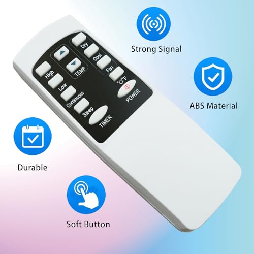 Kassionel Replacement Remote Control for LG Air Conditioners COV30332906 LP1014WNR
