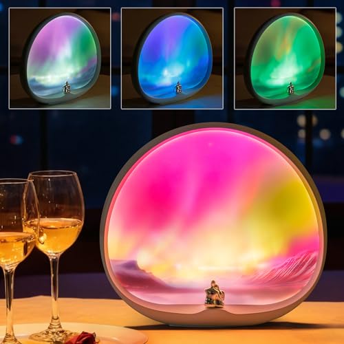 Aurora Light Night Lamp for Wedding Anniversary Valentine Christmas - Dimmable Touch Sensor