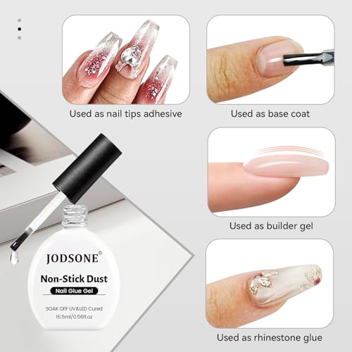 JODSONE 16.5ml Anti-Dust Strong Gel Nail Glue for False Nails