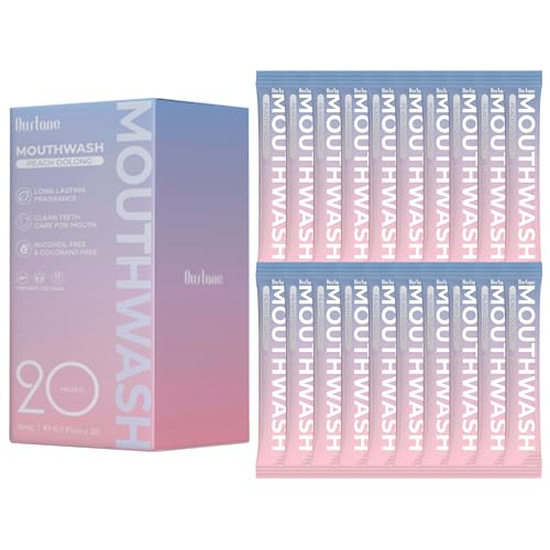 Sunshot Peach Oolong Alcohol-Free Travel Mouthwash Packets 20ct