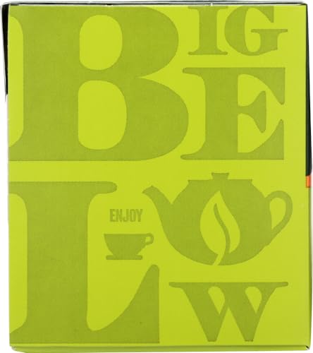 Bigelow Green Tea with Peach, 20 Individually Wrapped Tea Bags (Pack of 2)