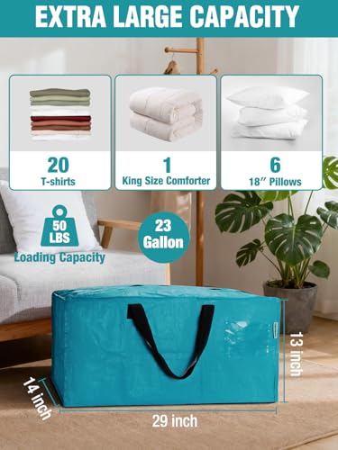WORKPRO Extra Large Heavy Duty Moving Bags - 2 Pack with Backpack Straps