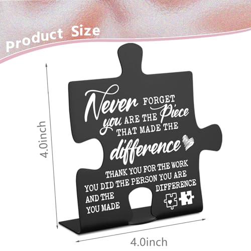 Inspirational Coworker Appreciation Puzzle Plaque - Retirement Gift