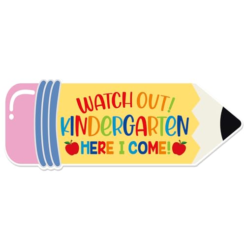 Watch Out Kindergarten Here I Come Photo Sign - First Day School Prop
