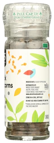 Fresh Ground Black Peppercorn Grinder - 1.55 oz by 365