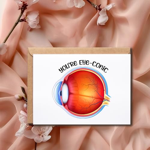You're Eye-Conic Ophthalmologist Greeting Card - Eye Pun Medical Gift