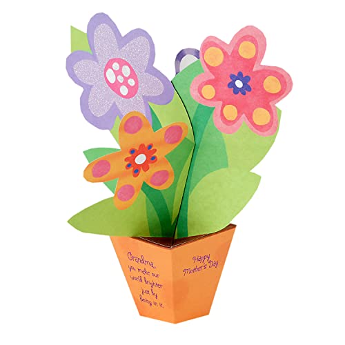 Hallmark Mother's Day Pop Up Card for Grandmother - 3D Flowers