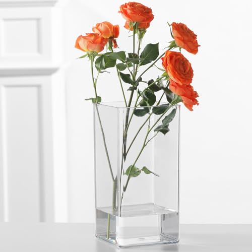 Clear Acrylic Cylinder Vase - Durable Decorative Centerpiece 3.94"x7.87"