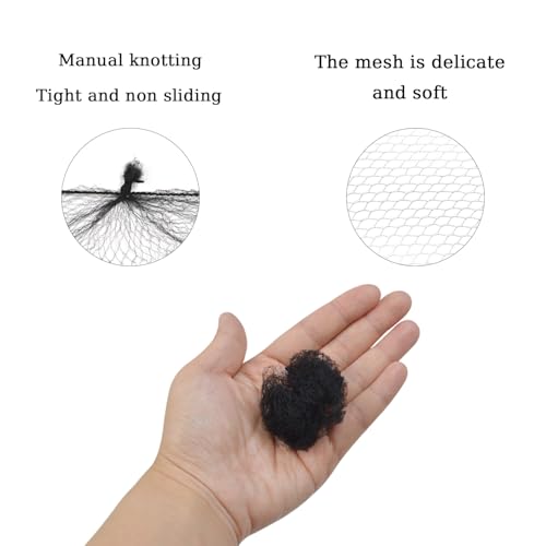 Mesh Hair Nets for Buns and U-Shaped Hair Pins Set for Ballet and Dance