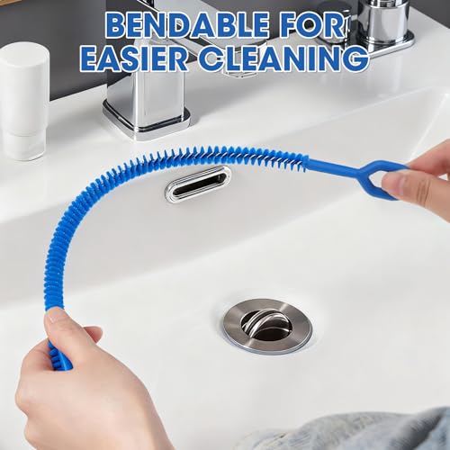 4-Piece Extra Long Straw Cleaner Brush Set for Reusable Cups & Bottles