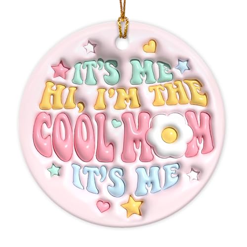 Cool Mom Christmas Ornament 2025 - Unique Holiday Keepsake Gift for Mom