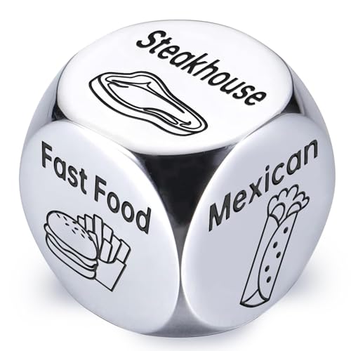 Funny Food Dice - Perfect Stocking Stuffers & White Elephant Gifts