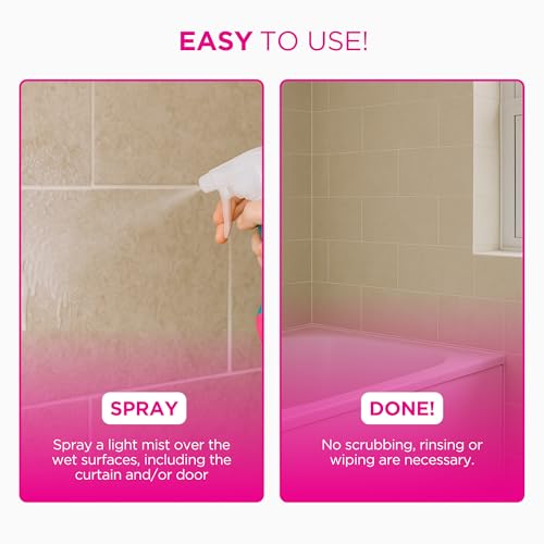 Stardrops Pink Stuff Miracle Daily Shower & Shine Spray 30oz Pack of 2 - Bathroom Glass Tile Cleaner
